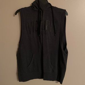 Victoria Sport sleeveless sweatshirt with open back